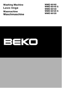 Manual BEKO WMD 66120 S Washing Machine