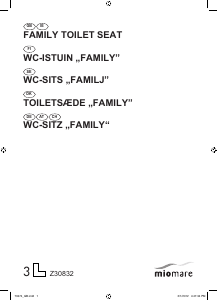 Bruksanvisning Miomare IAN 73374 Toalettsits