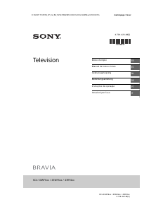 Manual de uso Sony Bravia KDL-50WF660 Televisor de LCD