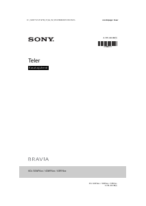 Kasutusjuhend Sony Bravia KDL-50WF660 LCD-teler