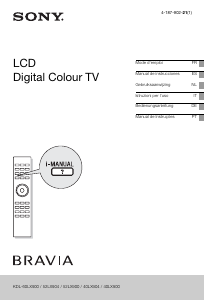 Manuale Sony Bravia KDL-52LX904 LCD televisore