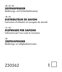 Mode d’emploi Miomare IAN 57185 Distributeur de savon