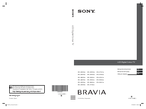 Manual de uso Sony Bravia KDL-52W4210 Televisor de LCD