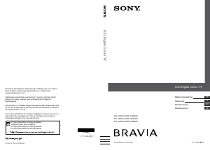 Bruksanvisning Sony Bravia KDL-52W4500 LCD-TV