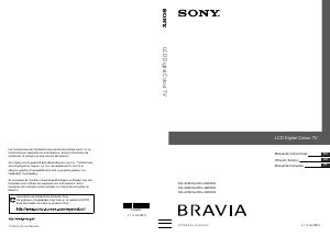 Manual de uso Sony Bravia KDL-52W4500 Televisor de LCD