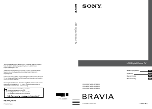 Bruksanvisning Sony Bravia KDL-52W4730 LCD TV