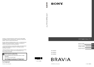 Návod Sony Bravia KDL-52Z4500 LCD televízor