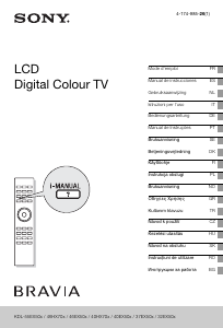 Manuál Sony Bravia KDL-55EX500 LCD televize