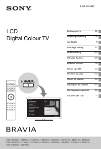 Manuale Sony Bravia KDL-55EX721 LCD televisore