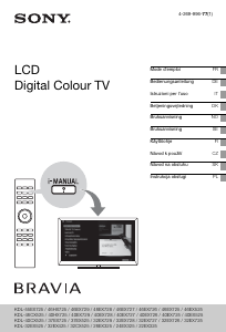 Manuale Sony Bravia KDL-55EX725 LCD televisore