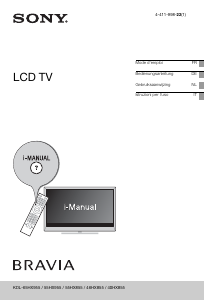 Manuale Sony Bravia KDL-65HX955 LCD televisore