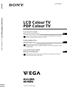 Manual de uso Sony Bravia KLV-L32M1 Televisor de LCD
