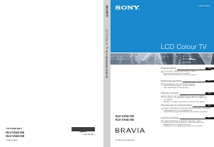 Bruksanvisning Sony Bravia KLV-V26A10E LCD TV