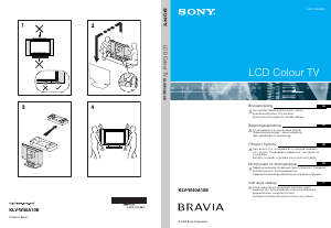 Brugsanvisning Sony Bravia KLV-W40A10E LCD TV