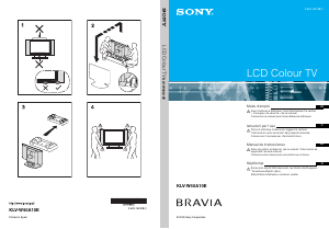 Manual de uso Sony Bravia KLV-W40A10E Televisor de LCD