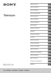 Käyttöohje Sony KDL-55W805B Bravia Nestekidetelevisio