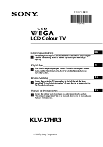 Brugsanvisning Sony Wega KLV-17HR3 LCD TV