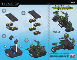 Bedienungsanleitung Mega Bloks set 96826 Halo UNSC Grüne Kampfeinheit