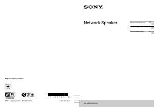 Handleiding Sony SA-NS310 Luidspreker