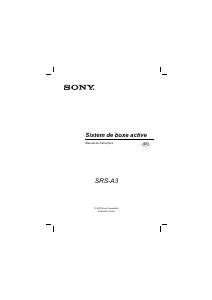 Manual Sony SRS-A33 Difuzor