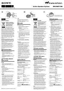 Instrukcja Sony SRS-NWT10M Głośnik