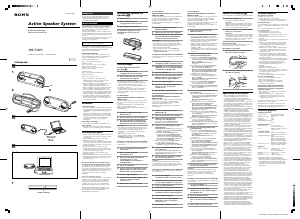 Manual Sony SRS-T10PC Altifalante