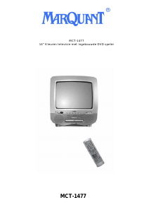 Handleiding MarQuant MCT-1477 Televisie