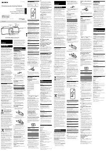 Manual Sony RDP-M15IP Altifalante de base