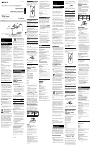 Manual Sony RDP-M5IP Altifalante de base