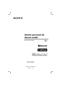 Manual Sony RDP-X200IP Boxă andocare