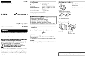 Handleiding Sony SRS-NWGT10 Speakerdock