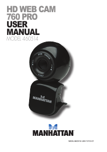Manual Manhattan 460514 Webcam 760 Webcam