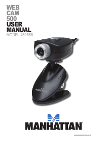 Manual Manhattan 460668 Webcam 500 Webcam