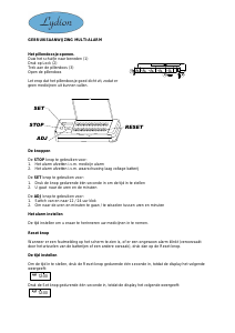 Handleiding Lydion Multi-Alarm Pillendoos