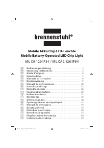 Mode d’emploi Brennenstuhl ML CA2 120 IP54 Lampe