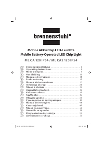 Mode d’emploi Brennenstuhl ML CA 120 IP54 Lampe