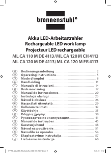 Instrukcja Brennenstuhl ML CA 120 M FR 4113 Lampa