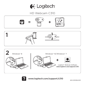 Használati útmutató Logitech C310 Webkamera