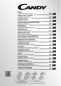 Manuál Candy CSG6B/4U2 Varná deska