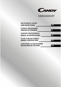 Manual Candy CMXG22DS/ST Cuptor cu microunde