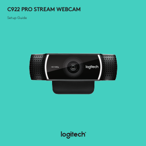 Bruksanvisning Logitech C922 Pro Stream Webcam