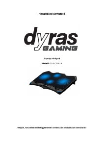 Manual Dyras GS-LC2081B Laptop Cooling Stand