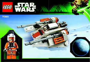 Kullanım kılavuzu Lego set 75009 Star Wars Snowspeeder ve Hoth