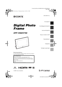 Brugsanvisning Sony DPF-V900 Digital fotoramme