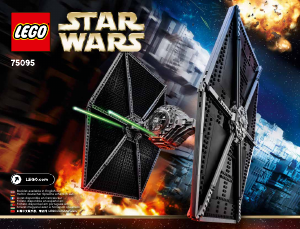 Kullanım kılavuzu Lego set 75095 Star Wars TIE Fighter