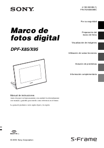 Manual de uso Sony DPF-X85 Marco digital