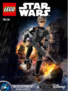 Manual Lego set 75119 Star Wars Sergeant Jyn Erso