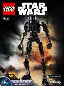 Manual Lego set 75120 Star Wars K-2SO