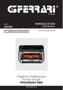 Manuale G3 Ferrari G10181 Friggisano BBQ Friggitrice