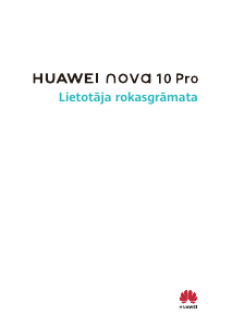 Rokasgrāmata Huawei Nova 10 Pro Mobilais tālrunis
